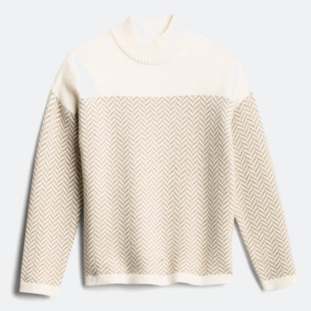 FAITH + ZOE Faithy Ribbed Neck Pullover